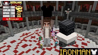 Shadow assasin chestplate here I come  Hypixel skyblock Ironman [upl. by Enicnarf418]