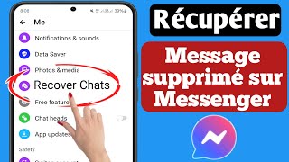 Comment récupérer un message supprimé sur Messenger nouvelle méthode [upl. by Toddie]