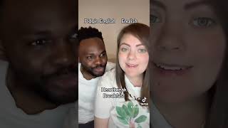 English vs Pidgin English part 9 nigerian pidgin pidginenglish accentchallenge tiktokviral [upl. by Gaves]