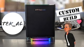 InWin A1 Plus  Z590I Unify  i711700k  Shadow Rock LP raw  time lapse  Amazing Small Sleek [upl. by Pillsbury417]