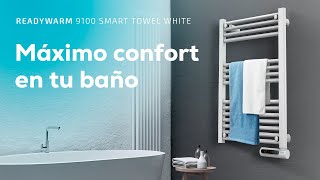 Toallero eléctrico Ready Warm 9100 Smart Towel White [upl. by Arodnap188]