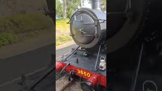 3850 running round at Cheltenham racecourse station GWSR 12th September 2024 [upl. by Jeffry]