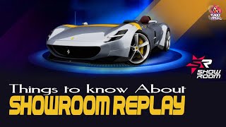 Asphalt 9  THINGS TO KNOW ABOUT REPLAYING SHOWROOM EVENTS  Showroom [upl. by Annekahs]