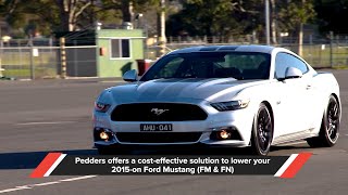 Pedders SportsRyder Ford Mustang lowering springs [upl. by Burrows]