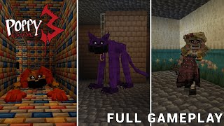 Minecraft Poppy Playtime Chapter 3 Full Map Gameplay [upl. by Eninnaj]