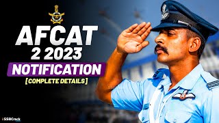 AFCAT 2 2023 Notification and Exam Date [upl. by Oiruam217]