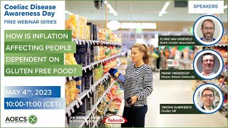 Coeliac Awareness Webinar1  How is inflation affecting people dependent on glutenfree food [upl. by Enneiviv]