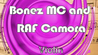 Bonez MC and RAF Camora  Alien  Violin [upl. by Foskett]