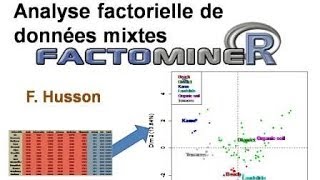 Analyse factorielle de données mixtes avec FactoMineR [upl. by Metabel]