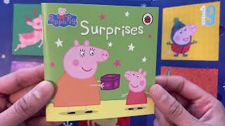 2 Peppa Pig amp Surprises Advent Calendar Book Collection  Read Aloud Books For Children [upl. by Cuthburt649]