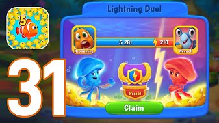 Fishdom  Gameplay Walkthrough Part 31  Lightning Duel iOS Android [upl. by Eartnoed198]