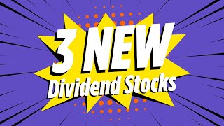 3 NEW HighYield Dividend Stocks You Cant MISS Out On in 2025 [upl. by Tamsky368]