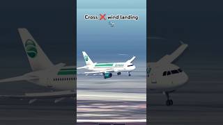 Terrifying Crosswind Landing FAIL Germania A320 Struggles in Extreme Winds [upl. by Shull857]