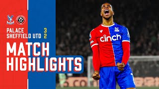 Eze and Olise SCREAMERS  Crystal Palace 32 Sheffield United  Premier League Highlights [upl. by Ellevehc497]