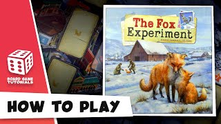 The Fox Experiment  How To Play  Board Game [upl. by Keldah]