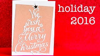 2016 Holiday Collection  Memory Box and Poppystamps [upl. by Arikihs]