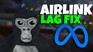 HOW TO GET LESS LAG IN AIRLINK  Gorilla Tag [upl. by Maxima]