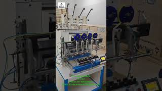 4 Spindle Solenoid Coil Winding amp Tapping Machine electromecautomation electromechbangalore742 [upl. by Engdahl]