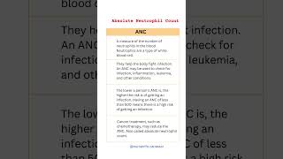 Absolute Neutrophil Count  ANC neutrophils [upl. by Rekrap941]