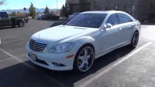 2012 Mercedes S550 Deep Dish Asanti Rims [upl. by Tecla294]