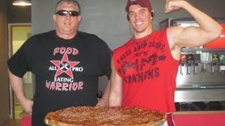 200 BIG TEN POUND Pizza Challenge in INDIANA [upl. by Annazus]