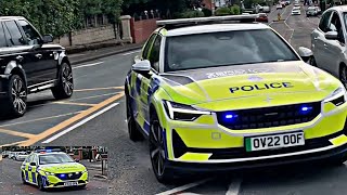 Marked Polestar amp Marked Peugeot 308 Estate Responding British Transport Police [upl. by Atinas78]