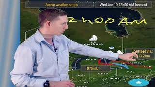 Tue Jan 9 2024 Midday report another weather alert [upl. by Avon]