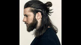 5 Peinados SENCILLOS para hombre CABELLO LARGO I 5 easy hairstyles for long hair men [upl. by Fates]