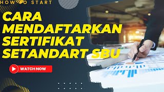 CARA MENDAFTARKAN SERTIFIKAT STANDART SBU DI OSS RBA [upl. by Chloras]