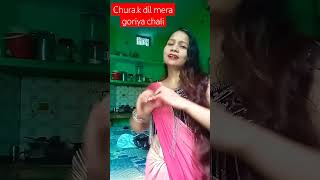 Chura k dil mera goriya chali re chali x criytar kiran song ❤💞 trending sorts  subscribe [upl. by Karil945]