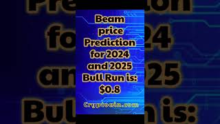 Beam price prediction for the bull run 2024 and 2025 beam bullrun [upl. by Adekan]