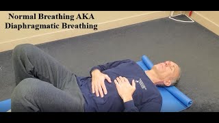 Normal Breathing AKA Diaphragmatic Breathing and Belly Breathing [upl. by Thomasin]