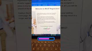 FORGOT to Register for MCAT Exam 😱 premed mcatprep [upl. by Norak]