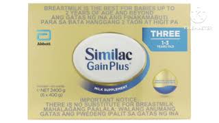 Similac Gain Plus Now in 24kg TVC 2021 [upl. by Gallager]