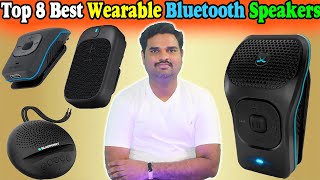 ✅Top 8 Best Wearable Bluetooth Speaker In India 2024 With PricePortable Speaker Review amp Comparison [upl. by Ocram]