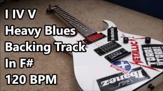 I IV V Heavy Blues Backing Track In F [upl. by Ettenav]