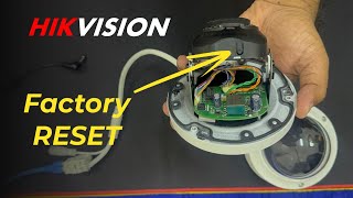 Hikvision IP Camera Password Reset  How to Reset Hikvision IP Camera by Reset button [upl. by Nnadroj]