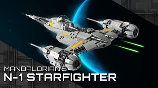 Mandalorians N1 Starfighter  Lego Star Wars MOC [upl. by Anned]