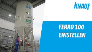 Knauf Fließestrich  FERRO 100 einstellen [upl. by Fitton473]