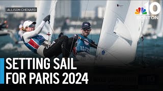 New Englander to take part in first mixed sailing competition in Paris Olympics [upl. by Rothwell]