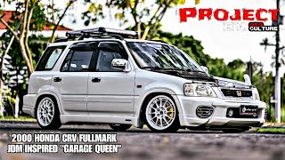 2000 Honda CRV Fullmark JDM Inspired quotGARAGE QUEENquot  OtoCulture [upl. by Hgielrebmik847]