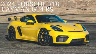 The New Best 2024 Porsche 718 Cayman GT4 RS Detailed Review [upl. by Alexa]