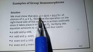 55 MTH633 Group Theory Examples of Homomorphism of Groups Theorem on Group isomorphism [upl. by Nairehs]