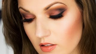 Auburn Autumn Smokey Eyes  LORAC Pro Palette [upl. by Kaenel]