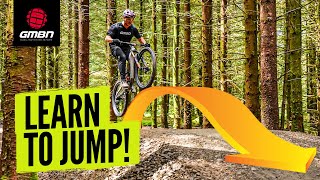 How To Jump On A Mountain Bike  Beginner MTB Skills [upl. by Wehtam498]