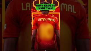 EL NUEVO DORSAL DE LAMINE YAMAL futbol shorts [upl. by Eleanor]