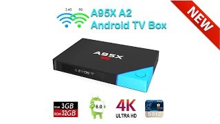 NEXBOX A95X A2 Amlogic S912 RAM 3GB32GB 4K Android TV BOX [upl. by Gorlin]