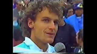 Mats Wilander vs Henri Leconte 1988 French Open Final Highlights [upl. by Hakeem82]