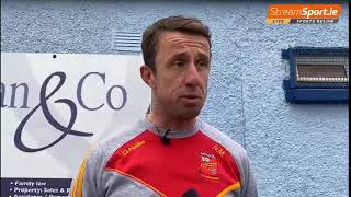 Niall Moran gives his reaction to Ard Scoils Harty Cup semifinal win over THurles CBS [upl. by Kelton]