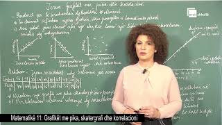 Grafikët me pika skatergrafi dhe korrelacioni Matematikë 11 [upl. by Eadrahs]